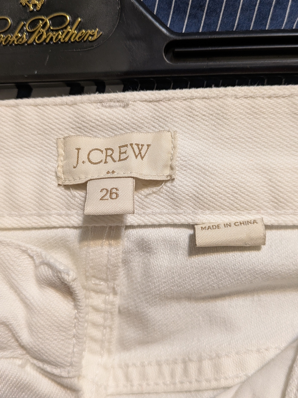 J.CREW White Denim Jeans - Size 26